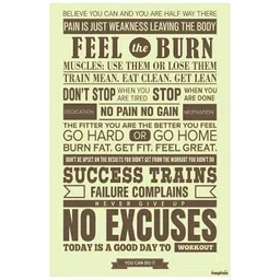 Inephos Yellow & Brown Typography Printed Wall Poster-picture-14