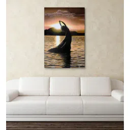 Sunshine In Gold Canvas Framed Art Print (33 x 21 Inches) By Inephos-picture-25