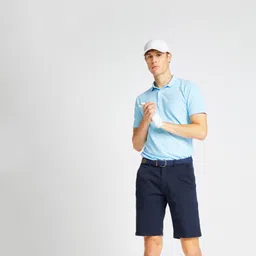 inesis Men Golf Polo T-Shirt 500 Sky Blue-picture-14