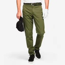 inesis Men's golf cotton chino trousers, MW500 khaki-picture-22