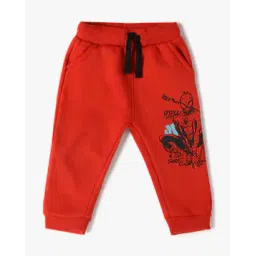 inf frendz Boy Graphic Print Joggers with Drawstring Waist-picture-10