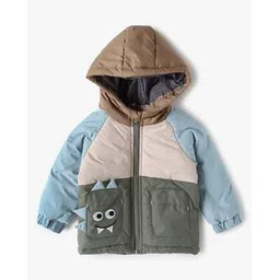 inf frendz Boys Colourblock Regular Fit Bomber Jacket-picture-53