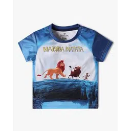 inf frendz Boys Hakuna Matata Print Regular Fit Round-Neck T-Shirt-picture-44