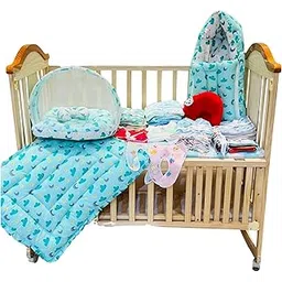 Infantbond by Fareto Premium Quality Baby Winter Essentials Pack of 72 | Newborn Combo Set | Soft & Warm Baby Gift Pack | Ideal for 0-6 Months (Pista Green)-picture-18