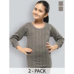 INFERNO Girls Pack of 2 Cotton Thermal Tops-picture-21