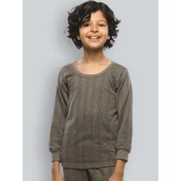 INFERNO Kids Ribbed Thermal Tops-picture-19