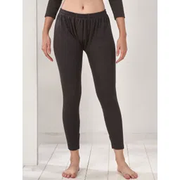 INFERNO Women Ribbed Mid-Rise Thermal Bottoms-picture-14