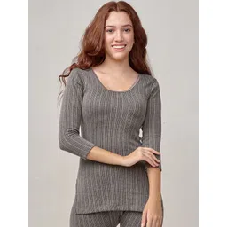 INFERNO Women Ribbed Round Neck Thermal Top-picture-32