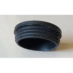 Infinite Tech Plastic End Cap 2'' for Round Steel Pipe - 6 Pack, Inner Use Insert Cap, 48 MM Diameter, Black, for 50 MM Pipe-picture-20