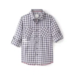 Infinity Boys Opaque Checked Casual Shirt-picture-56