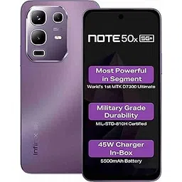 Infinix Note 50x+ 5G (Enchanted Purple, 6GB RAM, 128GB Storage) | MediaTek Dimensity 6100+ | 50MP Dual Rear Camera | 6.78" AMOLED Display | 5000mAh Battery | 33W Fast Charging| Upto 12GB RAM Expansion-picture-25