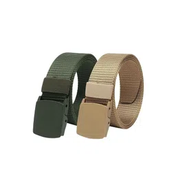 Infispace Men Pack Of 2 Textured Belt-picture-41