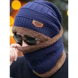 Infispace Men Woollen Beanie With Neck Warmer-picture-28