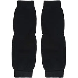 INFISPACE Unisex Woolen Thermal Warm Leg Warmers and Finger less Long Socks Protective Knee Cap-picture-12