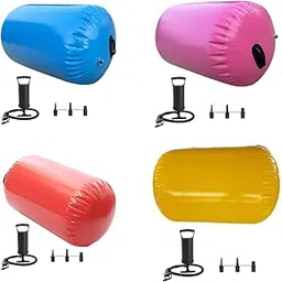 Inflatable Gymnastics Mat Inflatable Tumbling Mat for Yoga Coordination Blue| Sports Equipment | Outdoor Sports Gear | Exercise Gear-picture-25