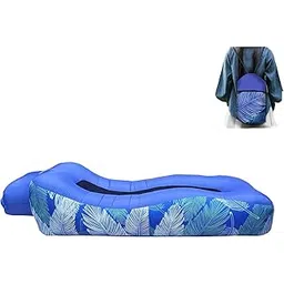 Inflatable Lounger Air Sofa Chair with Sunshade, Camping & Beach Accessories, Portable Water Proof Couch for Hiking, Picnics, Outdoor, Music Festivals & Backyard, Easy to Set Up-picture-11
