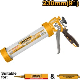 ingco HCG0109 Aluminum caulking gun 9 INCH Standard Temperature Pneumatic Glue Gun-picture-16