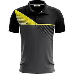 inkholic Men's Collar Neck Sports Jersey Multicolored INK2200-picture-17