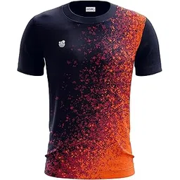 Inkholic Men's Round Collar Football Jersey Multicolored INK1600-picture-17