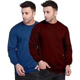 inkkr Men Full Sleeve Plain Multicolor Sweatshirt-picture-49