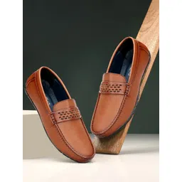 INKLENZO Men Solid Slip-On Regular Loafers-picture-22