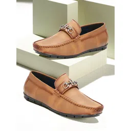 INKLENZO Men Textured Loafers-picture-17