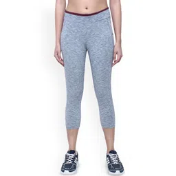 INKURV Printed Three-Fourth Length Stretchable Gym Tights-picture-31