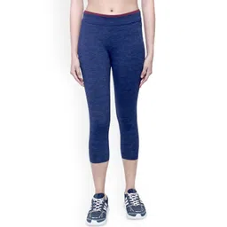 INKURV Women Printed Three-Fourth Length Stretchable Gym Tights-picture-34