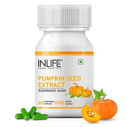 INLIFE Pumpkin Seed Extract 500 mg,  60 capsules -picture-12