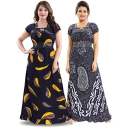 inner beats Pack of 2 Women Nighty Set-picture-11