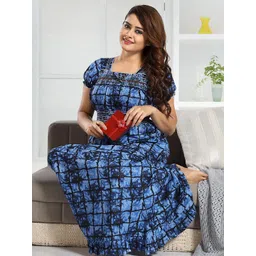Inner Beats Women Blue Nightdress-picture-12