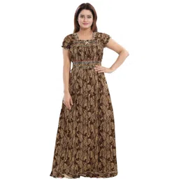 Inner Beats Women Cotton Blend Nightdress-picture-34