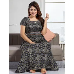 Inner Beats Women Multi Nightdress-picture-19