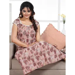 Inner Beats Women Multi Nightdress-picture-23