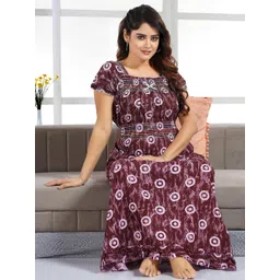 Inner Beats Women Multi Nightdress-picture-42