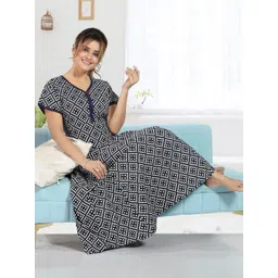 Inner Beats Women Multi Nightdress-picture-28