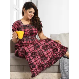 Inner Beats Women Multi Nightdress-picture-32