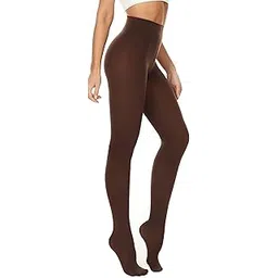 inner enrich KLASSIK KLASSIK Comfortable Stockinggs for Women/Girls, High-Waist Nylon Opaque Pantyhouse Stcokings | Super Strech Waistband with Breathable Material | Pair-up with Dresses/Shirt/Tops, Black-XL-picture-37