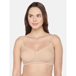 Inner Sense Beige Non Wired Non Padded Nursing Bra-picture-44