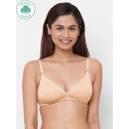 Inner Sense Beige Non Wired Non Padded Nursing Bra-picture-20