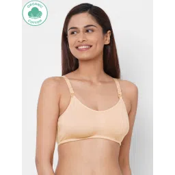 Inner Sense Beige Non Wired Non Padded Nursing Bra image 1