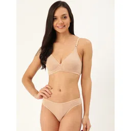 Inner Sense Beige Solid Organic Cotton Antimicrobial Sustainable Lingerie Set ISBP099-picture-41