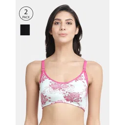 Inner Sense Black & White Pack of 2 Printed Non-Wired Non Padded Maternity Sustainable Bra-picture-43