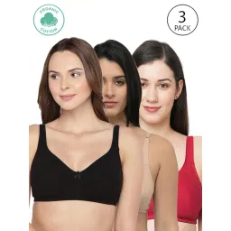 Inner Sense Multicolor Full Coverage Bra - Pack of 3-picture-39