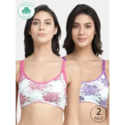 Inner Sense Multicolor Printed Full Coverage Maternity Bra - Pack of 2-picture-13