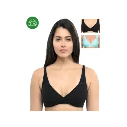 Inner Sense Organic Antimicrobial Sleeping/Feeding Bra Pack of 3 - Multi-Color-picture-22