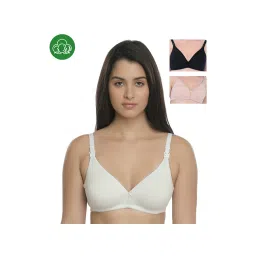 Inner Sense Organic Cotton Antimicrobial Nursing Bra Pack of 3 - Multi-Color-picture-35