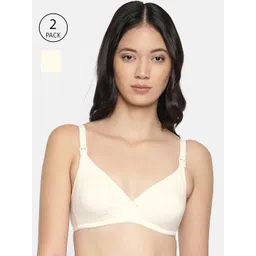 Inner Sense Organic Cotton Antimicrobial Soft Nursing Sustainable Bra(Pack of 2) IMBC006F-picture-21