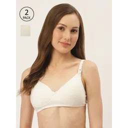 Inner Sense Organic Cotton Antimicrobial Sustainable Padded Non-Wired Feeding Bra(Pack of 2) IMBC009D-picture-29