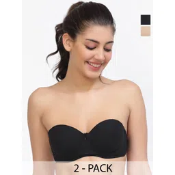 Inner Sense Pack of 2 Medium Coverage Anti Odour T-shirt Bras with Anti Microbial-picture-23